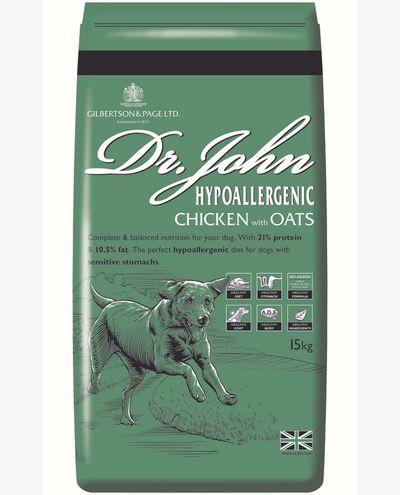 Dr John Hypoallergenic Chicken&Oats (12.5kg best before)