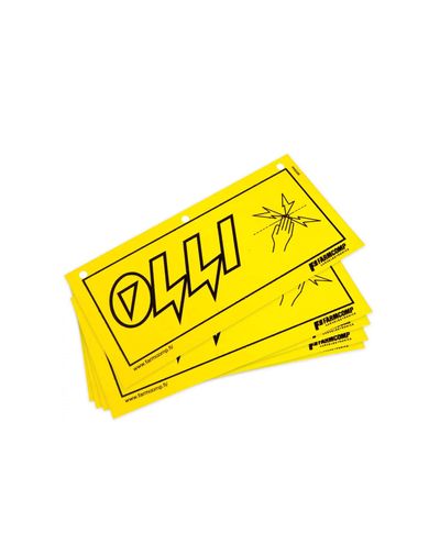 Olli Znak ostrzegawczy do ogrodzenia elektrycznego (5szt)