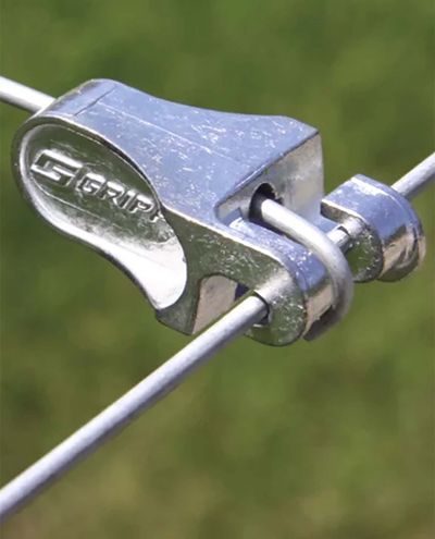 Złącze Gripple T-Clip (3,25 mm-4,20 mm) do drutu stalowego i siatki